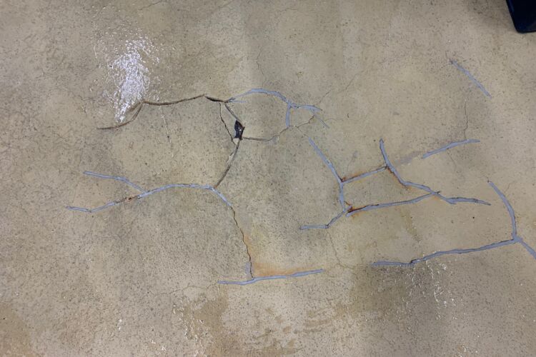 diagnostic dallage industriel fissure